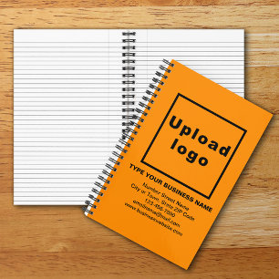 Markenbezeichnung für Orange Color Spiral Notebook Notizbuch
