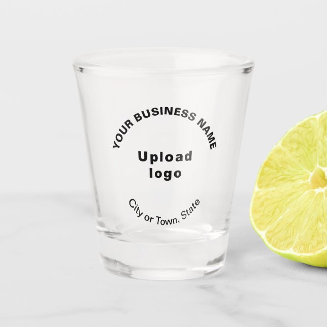 Markenbezeichnung für Shot Glass Schnapsglas (Vorderseite)