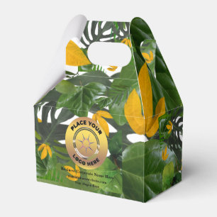 Markenbezeichnung für Unternehmen mit Logo-Werbun Geschenkschachtel