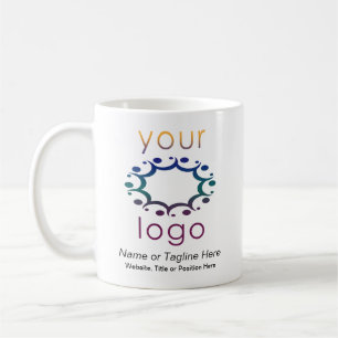 Markenbezeichnung mit Ihrem Logo und individuelle Kaffeetasse