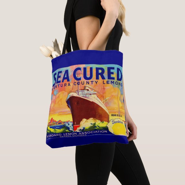 Markenlemonen mit Meerblick Tasche (Von Nahem)