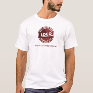 Markenlogo hinzufügen Geschäftseigentümer Werbeang T-Shirt