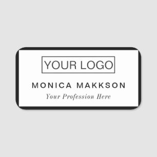 Markenname für Plastikkarten - Logo für Magnetic o Namensschild
