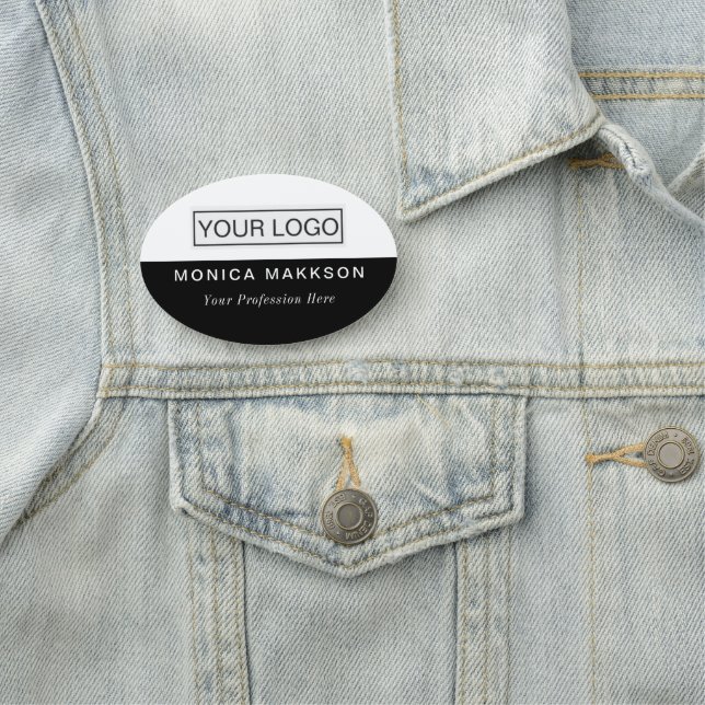Markenname für Plastikkarten - Logo für Magnetic o Namensschild (Beispiel)