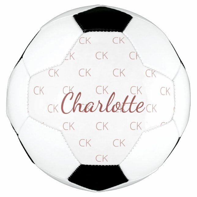 Markenname für Rosengold Fußball (Vorderseite)