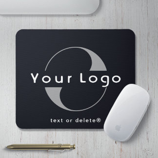 Markenwerbung für das Black Business Logo Mousepad