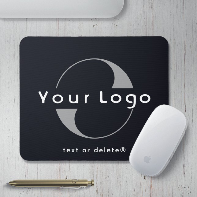 Markenwerbung für das Black Business Logo Mousepad (Von Creator hochgeladen)