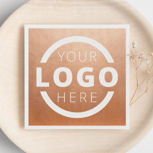 Markenzeichen für kundenspezifische Firmenwerbung Serviette