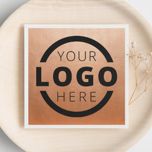Markenzeichen für kundenspezifische Firmenwerbung Serviette