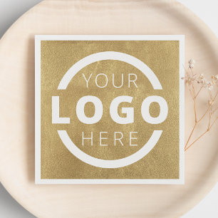 Markenzeichen für kundenspezifische Firmenwerbung Serviette