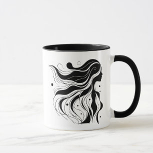 Markenzeichen für Werbematerial für die neueste Ta Tasse