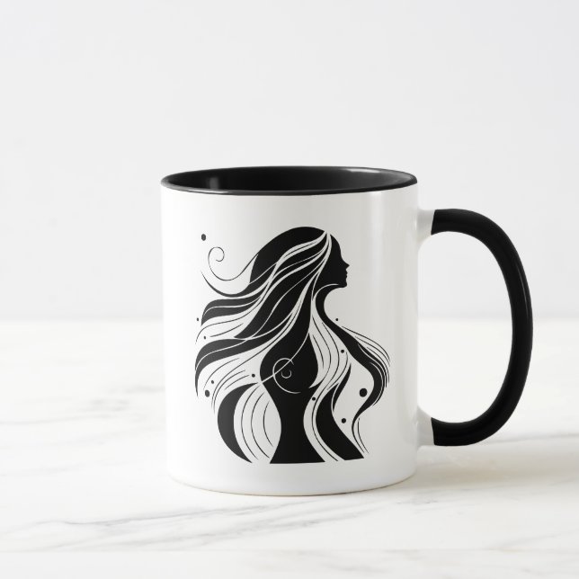 Markenzeichen für Werbematerial für die neueste Ta Tasse (Rechts)