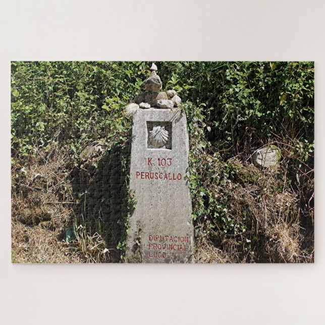 Marker 103 Kilometer, El Camino, Spanien (Horizontal)