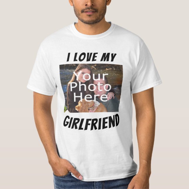 Marker-Schriftart Benutzerdefiniertes Foto und Tex T-Shirt (Vorderseite)