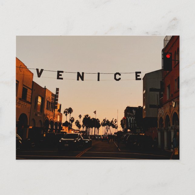 Market Street (Venice Beach, CA) Postkarte (Vorderseite)