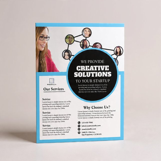 Marketing Agency Business Flyer (Von Creator hochgeladen)