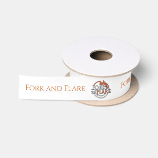 Marketing Branding Benutzerdefinierter Firmenname  Satinband