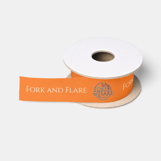 Marketing Branding Benutzerdefinierter Firmenname  Satinband