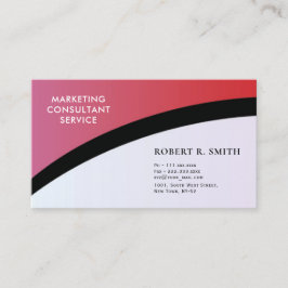 Marketing Consultant Classic White Business Card Visitenkarte