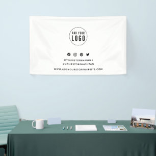 Marketing für das Social-Media-Logo hinzufügen Banner