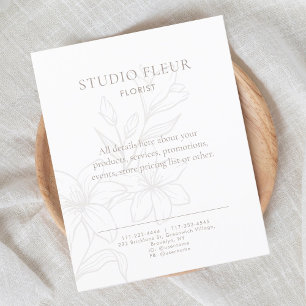 Marketing für kleine Unternehmen mit einfacher Blu Flyer