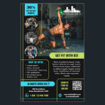Marketing für Limone und Cyber-Sonderangebote mit  Flyer<br><div class="desc">Marketing-Flyer für Ihr kleines Unternehmen, wie ein Fitnessraum oder für einen Personal Trainer, mit schwarzem Hintergrund und leuchtend Limon und cyan als Akzent Farben. Fügen Sie Fotos hinzu, um zu zeigen, was Sie Ihren Kunden und Kunden bieten können, vier auf einer Seite und ein großes Foto auf der Rückseite. Fügen...</div>
