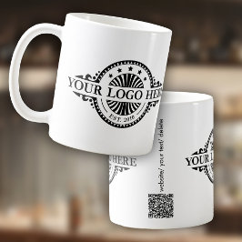 Marketing für Logos und QR-Codes Kaffeetasse