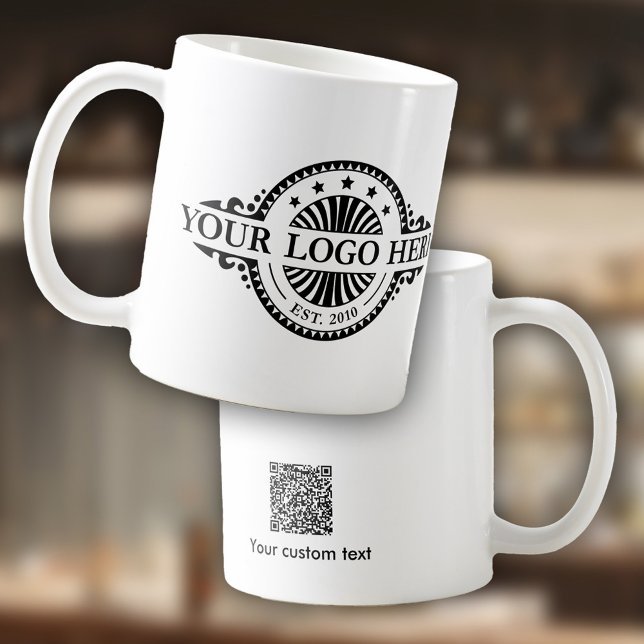 Marketing für Logos und QR-Codes Kaffeetasse (Von Creator hochgeladen)