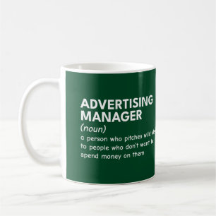 Marketing Manager Job Joke Kaffeetasse