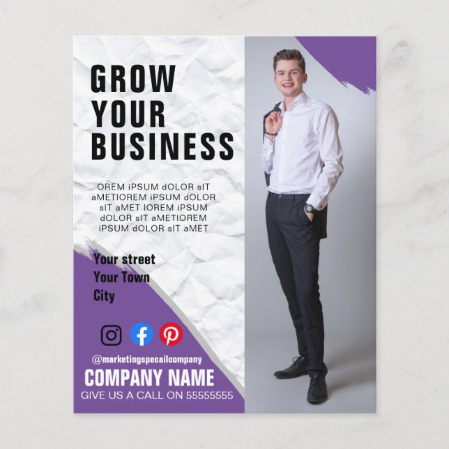 Marketing-Poster-Flyer Flyer (Vorne)