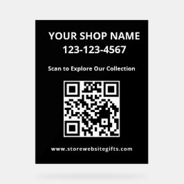Marketing QR Business Acrylschild