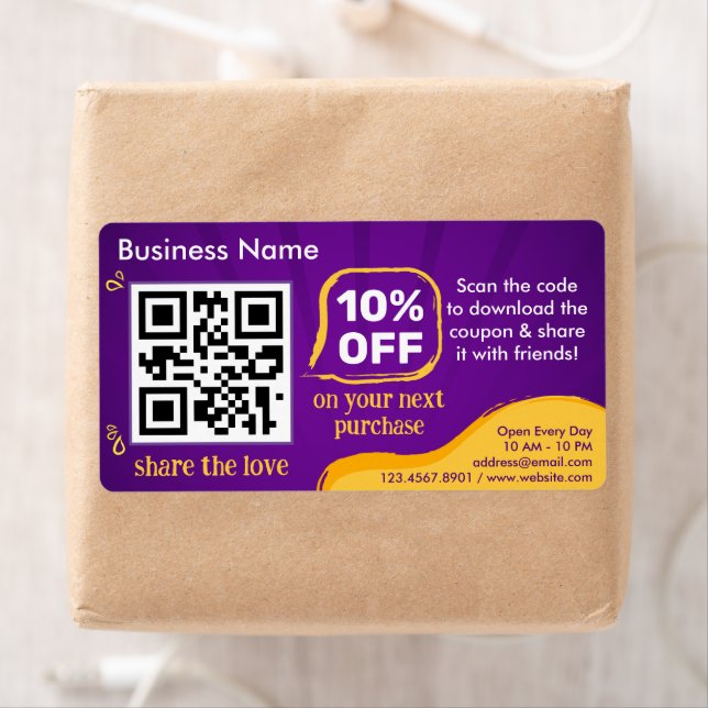 Marketing Rabatt auf QR-Code zum Suchen nach Kunde (Insitu)