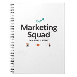 Marketing-Squad – Daten. Aktionismus. Wiederholung Notizblock