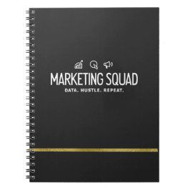 Marketing-Squad – Daten. Aktionismus. Wiederholung Notizblock