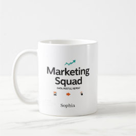 Marketing-Squad Personalisierter Name Kaffeetasse