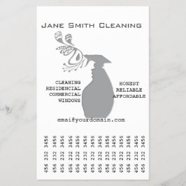 Marketing Tear Trendy Modern Spray Flasche Flyer