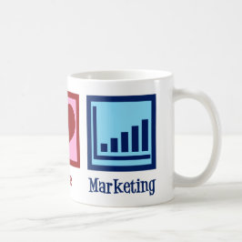Marketing zur Liebe des Friedens Kaffeetasse