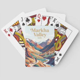 Markha-Tal Indien Spielkarten