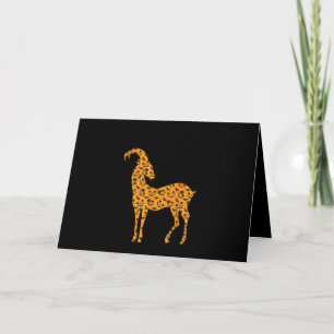 Markhor Easy Halloween Outfit Goat Kid Kostüm Karte