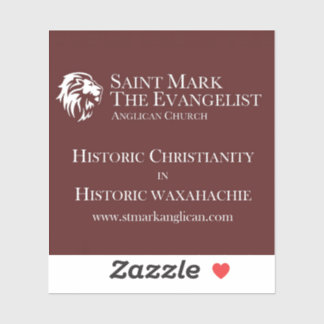 Markieren Sie den Evangelist Anglican Vinyl Aufkle Aufkleber