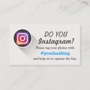Markieren Sie Ihre Instagram Fotos Hashtag Busines Telefonnummerkarte