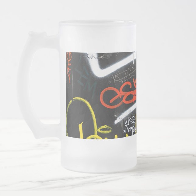 markiert mattglas bierglas (Links)