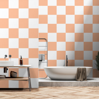 Markierte Quadrate für weißes geometrisches Retro Tapete