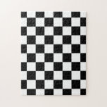 Markierte Quadrate schwarz-weiß geometrischer Retr<br><div class="desc">Geschenkte Quadrate Schwarz-Weiß geometrische Retromuster Geschenk für jedermann. Cooles, hintergrundgezogenes geometrisches Quadratmuster. Vintage Fliesen schwarz-weiß modernes Schachbrett.</div>