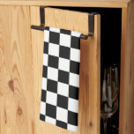 Markierte Quadrate schwarz-weiß geometrischer Retr Geschirrtuch<br><div class="desc">Kegelförmige Quadrate schwarz-weiß geometrische Retro Küchentücher. Einzigartige Zuhause Küche Essen Handtücher. Geschenkte Quadrate Schwarz-Weiß geometrische Retromuster Geschenk für jedermann. Cooles,  hintergrundgezogenes geometrisches Quadratmuster. Vintage Fliesen schwarz-weiß modernes Schachbrett.</div>
