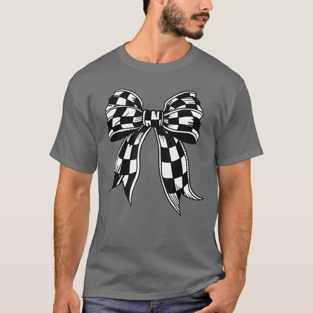 Markierter Krawatte-Racing-Automobil-Motor T-Shirt (Vorderseite)