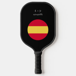 Markierung für benutzerdefinierte Meldung Spanien Pickleball Schläger