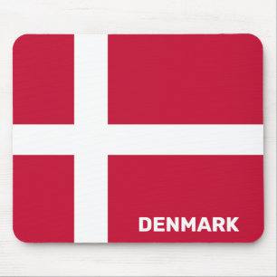 Markierung für benutzerdefinierten Text Dänemark Mousepad