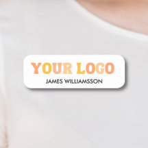 Markierung für den Namen des Mitarbeiters mit eige