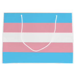 Markierung für den Trans Pride (Transgender Pride) Große Geschenktüte